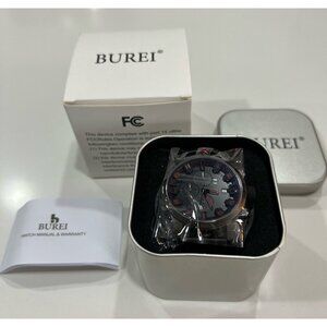 BUREI quartz chronograph watches